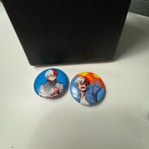 My Hero Academia, Shoto Todoroki Anime Pins